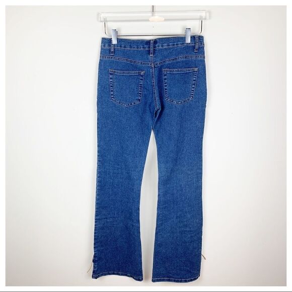 Mastik Leisure Wear Boot Cut Jeans w/Faux Leather Accent Stitching Sz 29 - Picture 7 of 12